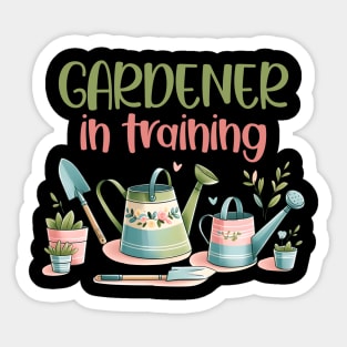 Gardener in training Sticker